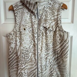 Zenergy by Chico Stylish Animal Print Vest
